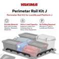 thumbnail image 2 of Yakima Roof Rack Platform Rails 8005057 LockNLoad; Use With LockNLoad Platform J; Aluminum; Set Of 4, 2 of 12