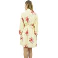 thumbnail image 2 of Bimba Women's Floral Printed Pink Georgette Bridesmaid Robe Coverup Wrap-18, 2 of 8