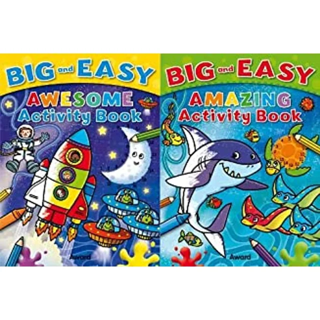 Grands et Faciles Livres d'Activités AMAZING/AWESOME : Assortiment pour Revendeur (36 Exemplaires/2 Titres)