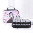 thumbnail image 2 of 70 Slots Diamond Storage Box with Bottles Cartoon Princess Printing Portable Storage Carry Bag with Zipper for Painting Accessories Tool Nail Art Rhinestones, 2 of 8
