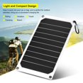 thumbnail image 4 of Herwey Mobile Solar Charger,Portable 10W Outdoor IP64 Waterproof Solar Panel Mobile Power Charger 5V USB Output, 4 of 8