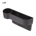 thumbnail image 1 of Car Organizer Leather Car Seat Gap Storage Box Seat Gap Slit Box With Charging Hole, 1 of 7