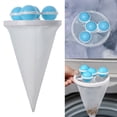 thumbnail image 2 of SXcggal Washing Machine Float Filter Mesh Bag Hair Filter Hair Remover Cleaning And Decontamination Laundry Ball Laundry Care Ball Multifunctional Healthy Unbreakable Kitchenware, 2 of 9