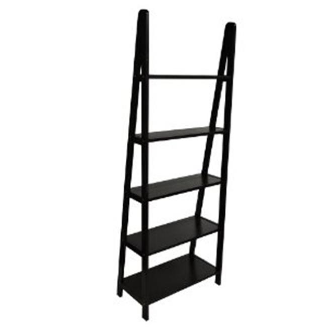 5 shelf ladder bookcase  Espresso