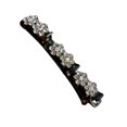 thumbnail image 1 of Sparkling Crystal Stone Braided HairClip, Double Bangs Hair Clips Braided Hairs S3W7, 1 of 8