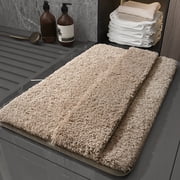 Danhjin Bathroom Rugs Bathroom Rugs Bath Mat for Back of Foot Rubbing Thick Soft And Non-Slip Full Wrap Bath Mats Water Absorbent And Washable Bath Rug for Bathroom Shower