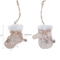 thumbnail image 2 of Christmas Mitt Boot Wooden Ornament  - Set of 6, 2 of 3
