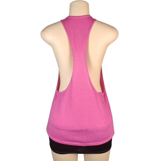 Timegard Womens Tank Top Summer Athletic Sleeveless Racerback Casual Comfy Workout Tee Top Solid Color