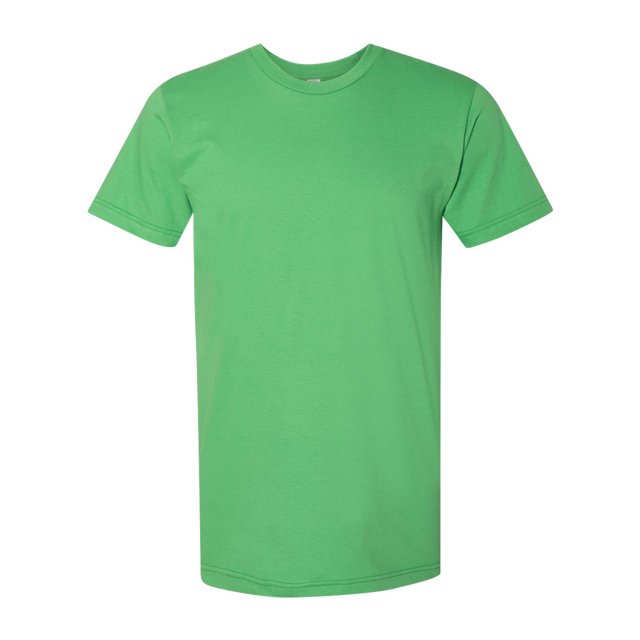 American Apparel USA-Made Fine Jersey Tee, S, Grass
