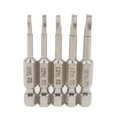 thumbnail image 3 of 5 Pcs Magnetic Triangle Head Screwdriver Bits Steel 1/4\\\" Hex Shank Alloy 50mm, 3 of 5