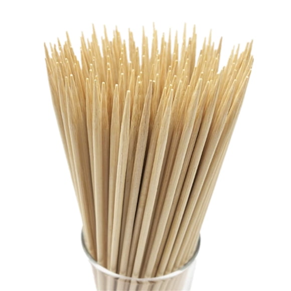 HOPELF Brochettes en Bambou Naturelles de 10 Pouces pour BBQï1⁄4oeappetiserï1⁄4oefruitï1⁄4oekabobï1⁄4oechocolate Fountainï1⁄4oegrillingï1⁄4oebarbecueï1⁄4oekitchenï1⁄4oeartisanat et Fête. Φ=4 mm, Plus de Choix de Tailles 6 Pouces/8 Pouces/12 Pouces/14 Pouces/16 Pouces/