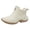 Beige, variant on XIMIN Men Women Non-Slip Wear-Resistant Short Rain Boots Waterproof Deck Boots Ankle Boot Garden Work Shoes Lightweight Chelsea Boot for Outdoor Boating Camping Fishing Sailing