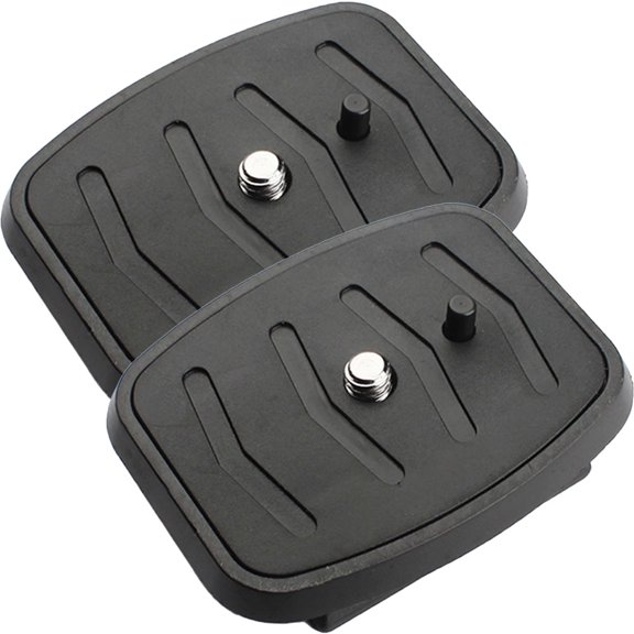 KAKOWELY 2pcs Tripod Quick Release Plates Replacement Plate Camera Tripod Mount Adapter,2.48"X1.77"X0.39"