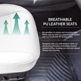 thumbnail image 3 of FH Group Faux Leather Custom Fit Car Seat Covers for 2020-2024 Tesla Model Y Front Seats, 3 of 6