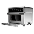 thumbnail image 1 of Megachef 10 in 1 Electronic Multifunction 360 Degree Hot Air Technology Countertop Oven, Silver Chrome, 25 Liter Capacity, 1 of 5