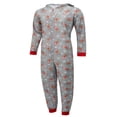 thumbnail image 2 of Christmas Matching Family Loungewear Hoodie Pattern Zipper Romper, 2 of 7