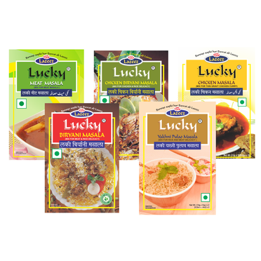Lucky Masala Rice and Curry Combo Spice Mix (PK of5)