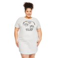 thumbnail image 1 of George Women's Plus Crew Neckline Nightshirt, 1 of 6