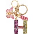 thumbnail image 1 of Letter Keychain,26 Letters A-Z Decorative Letter Keychain,Name Keychain for Women Girls Men Teenager Gift, 1 of 2