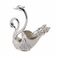 thumbnail image 1 of Swan Base Holder, Metal Exquisite Craftsmanship Tableware Cutlery Set With 6 Spoons For Stirring Mixing Coffee Desserts Sugar Ice Cream, 1 of 8