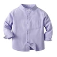 thumbnail image 1 of Birdeem Blouse à Col Montant pour Garçons, Manches Courtes, Imprimé Mignon, Printemps et Été, 1 of 8