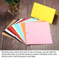 thumbnail image 4 of Unique Bargains Blank Greeting Cards,100pack Favor Decor Foldable Card ,Light Purple Card Paper, 4 of 5