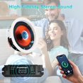 thumbnail image 3 of haoqian 4-Inch Bluetooth Ceiling Speaker Complete System with A 2-Channel Amplifier, 240W Max Power Output Pair - Perfect for Clear Sound in Living Room, Office, Kitchen, Basement & Covered Patio, 3 of 4