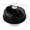 thumbnail image 2 of HEALEEP Bouchon de Réservoir d'Essence Noir Mécanisme de Verrouillage ABS pour la Sécurité du Véhicule 1 Pcs, 2 of 8