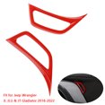thumbnail image 2 of 2pcs Car Wheel Eyebrow Side Air Inlet Cover Sticker Trim For Jeep JL Gladiator JT 2018+ Air Conditioning Vent Outlet Decoration, 2 of 7