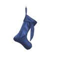 thumbnail image 2 of Iumwxz White Velvet Christmas Stocking with Snowflake and Star Patterns 40x19cm Holiday Tree Ornament Sock with Rope Hanger for Festive Home Decor Includes 1 Stocking, 2 of 6