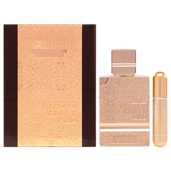 Amber Oud Gold 999.9 - Édition Dubai par Al Haramain pour Femmes - Vaporisateur Extrait de Parfum 3,33 oz
