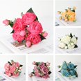 thumbnail image 2 of 1Pcs Realistic Simulation Peony Ornamental DIY Table Centerpieces Faux Silk Flower Home Decor, 2 of 10