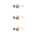 thumbnail image 4 of maskred PVC Heart-Shaped Glasses Non-Slide Silicone Nose Pads And Mulitple Colours For Chic Look Gold Metal tea color 3Set, 4 of 6