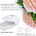 thumbnail image 4 of Nail Fan Dryer for Regular Nail Polish, Portable Nail Dryer Nail Art Polish Machine Quick Dry Nail Polish Gel Nail Dryer Blower for Fingernail Toenail, Portable Fans Battery Operated, 4 of 6