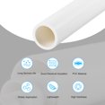 thumbnail image 3 of Uxcell Rigid Round Pipe White High Impact for Water Pipe 0.63 x 0.79", 3 of 6
