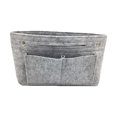 thumbnail image 1 of Maytalsory Travel-friendly Felt Insert Bag Cosmetics Safe On Go Made With Felt Makeup Organizer Inner Bags Grey, 1 of 6