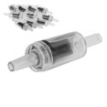 thumbnail image 2 of One Way Non-Return Check Valve, One Way Air Pump Check Valves Inner Hole Diameter 3mm/ 0.2in 10PCS Check Valves  For Daily For Home For Factory For Work Black, 2 of 8