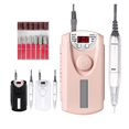 thumbnail image 2 of Portable Nail Drill Professional 30000 RPM, Rechargeable Electric Nail File Machine E File For Acrylic Nails Gel Polishing Removing, Cordless Efile With Bits Kit For Manicure Salon Home ,Easy to Use, 2 of 7