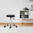 thumbnail image 3 of Chaise de Spa pour Tatouage à Roulettes Pivotante Rembourrée Réglable Chaise Pivotante de Massage Noire Équipement de Salon, 3 of 6
