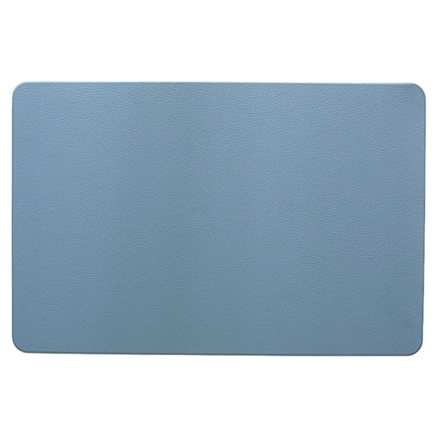 Rectangular Leather Placemat Solid Colour Faux Leather Placemats , Coffee Mats, Kitchen Table Mats, Easy To Clean Kitchen Table Mats