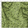 thumbnail image 4 of Soimoi Green polyester Crepe Fabric Gardening Tools & Hardware Print Fabric by the Yard 52 Inch Wide, 4 of 5