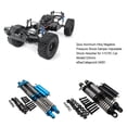 thumbnail image 2 of maskred 2pack/lot 102MM Metal Negative Pressure Shock Absorber For 1/10 Axial SCX10 Part Axial SCX10 With Long-lasting Black 1Set, 2 of 6