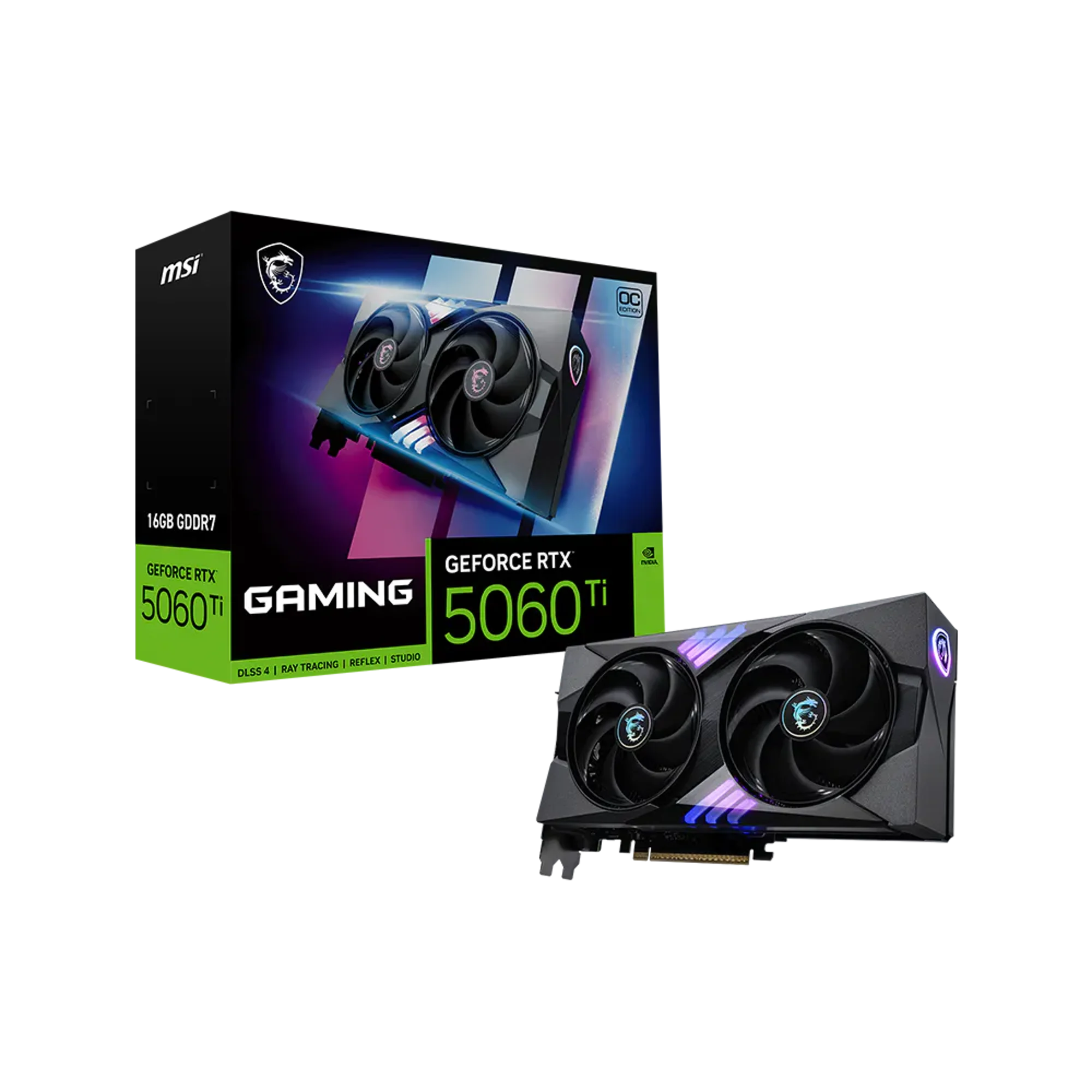 MSI Gaming RTX 5060 Ti 16G Gaming OC Graphics Card (16GB GDDR7