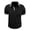 Black, variant on Dress Shirts Mens Shirts Short Sleeve Man Shirt Casual Button-Down Shirts Mens Short Sleeve Tshirts Dress Shirt