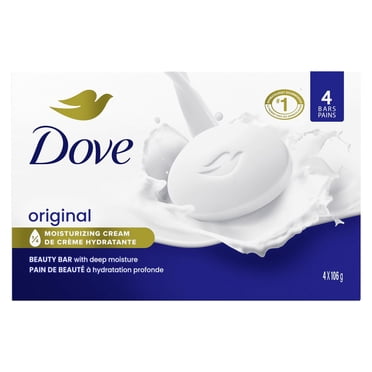 Dove Beauty Bar 1/4 Moisturizing Cream Original, 106 g (4 bars)