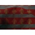 thumbnail image 4 of oneOone Cotton Silk Fabric Chevron & Tree Block Printed Fabric 1 Yard 42 Inch Wide, 4 of 4