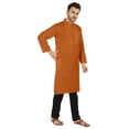 thumbnail image 2 of Atasi Ensemble Kurta-Pyjama Indien Uni pour Hommes Col Mandarin Kurta Décontracté Longue Tenue, 2 of 7
