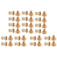 thumbnail image 2 of Filfeel 20Pcs Round Head Solid Copper Nail Rivet Button 7x5mm DIY Round Head Stud Spot Screwback For Leather Craft Decoration Bag Shoes Repairs(Bronze ), 2 of 8