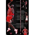 thumbnail image 4 of Michael Jordan - Timeline Wall Poster, 22.375" x 34" Framed, 4 of 4