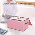 thumbnail image 1 of TIMIFISStorage Box Fabric Foldable Storage Box Double Cover Sealing Effect Is Good Clothes Sorting And Storage Detachable, 1 of 4